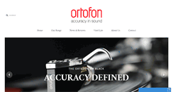 Desktop Screenshot of ortofon.com.au